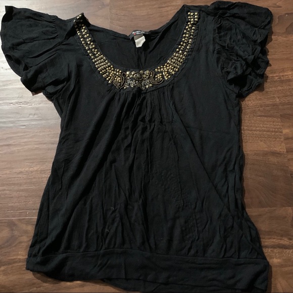 Restless Hearts Tops - Black Restless Hearts Top